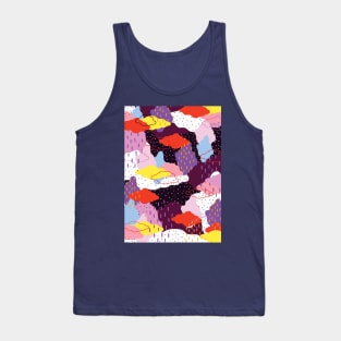 Purple Winter Tank Top